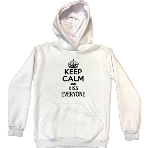 Unisex Hoodie - Keep calm and kiss everyone - Mfest