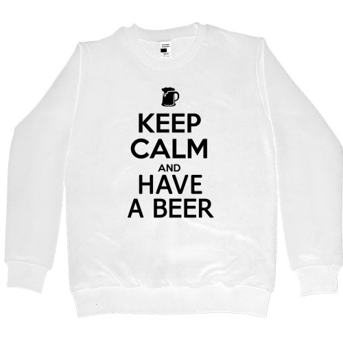 Свитшот Премиум Детский - Keep calm and have a beer - Mfest