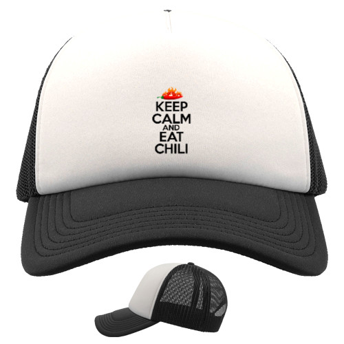 Kids' Trucker Cap - keep calm and chili - Mfest