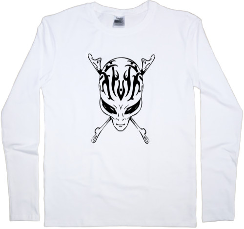 Men's Longsleeve Shirt - Пришелец  4 - Mfest