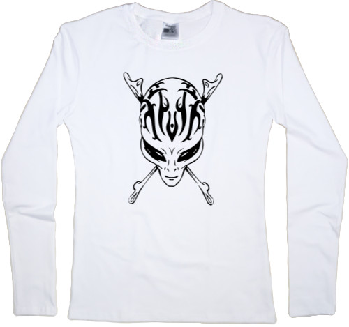 Women's Longsleeve Shirt - Пришелец  4 - Mfest