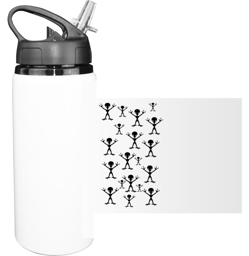 Sport Water Bottle - Пришелец  2 - Mfest