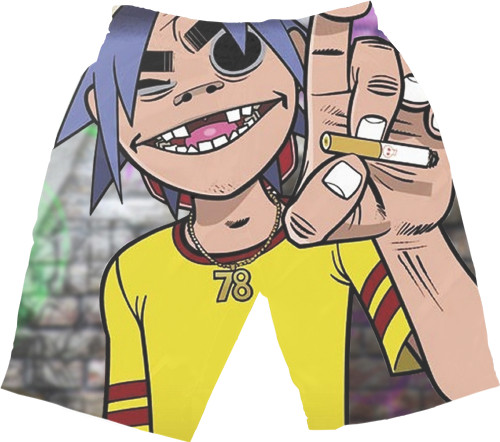 Men's Shorts 3D - Gorillaz 2 - Mfest