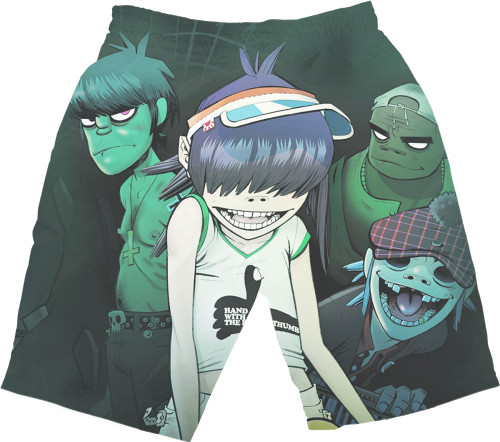 Men's Shorts 3D - Gorillaz 1 - Mfest