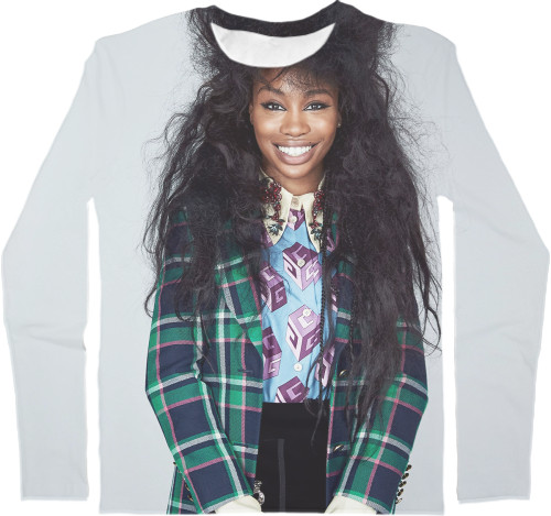 Men's Longsleeve Shirt 3D - SZA - Mfest