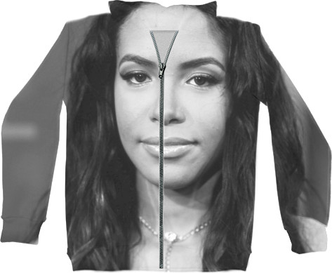 Unisex Zip-through Hoodie 3D - RIP AALIYAH 1 - Mfest