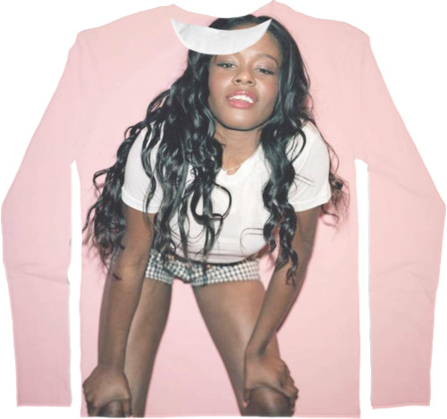 Men's Longsleeve Shirt 3D - Azealia Banks 1 - Mfest