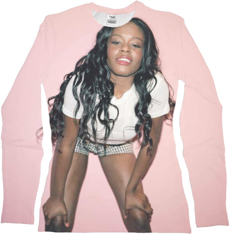 Women's Longsleeve Shirt 3D - Azealia Banks 1 - Mfest