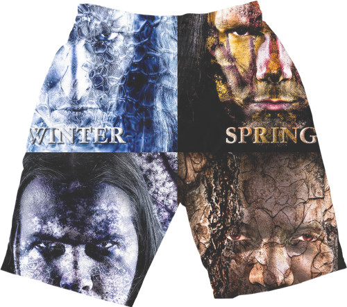 Men's Shorts 3D - Wintersun 1 - Mfest