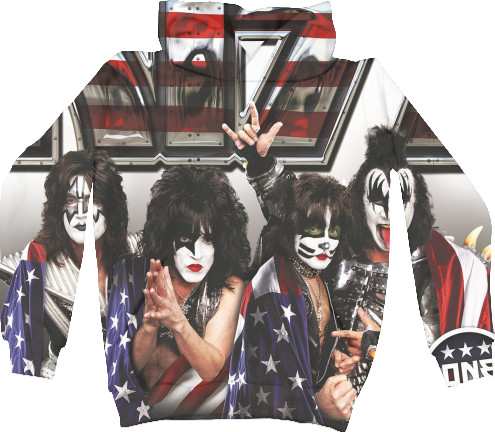 Unisex Hoodie 3D - Kiss 2 - Mfest