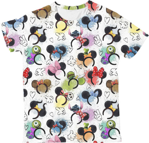 Kids' T-Shirt 3D - Вушка Міккі Мауса - Mfest