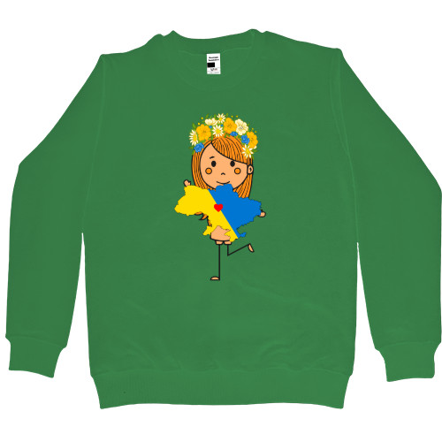 Kids' Premium Sweatshirt - Дівчинка - Україночка - Mfest