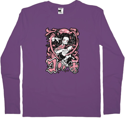 Men's Longsleeve Shirt - Nezuko - Mfest