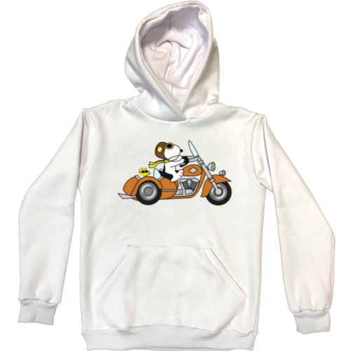 Unisex Hoodie - Snoopy Байкер - Mfest