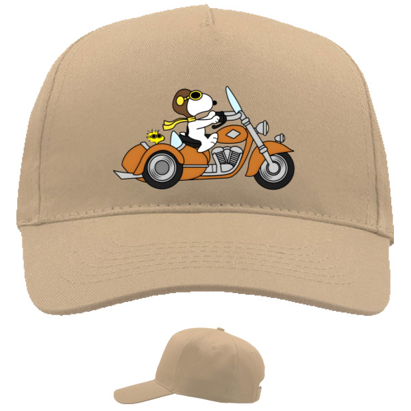 Baseball Caps - 5 panel - Snoopy Байкер - Mfest