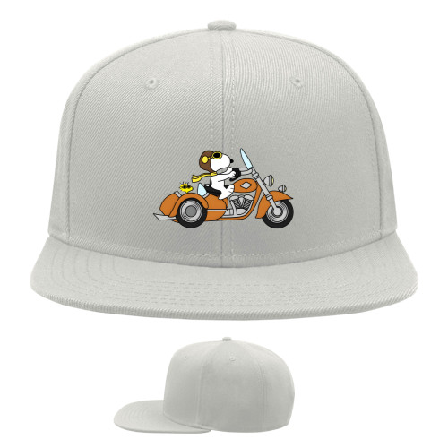 Snapback Baseball Cap - Snoopy Байкер - Mfest