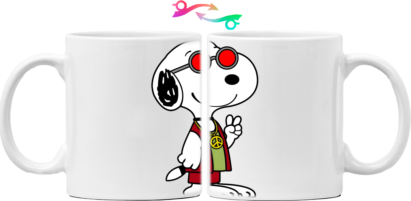 Кружка - Hippie Snoopy - Mfest