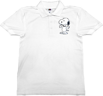 Man's Polo Shirt Fruit of the loom - Snoopy 2 - Mfest