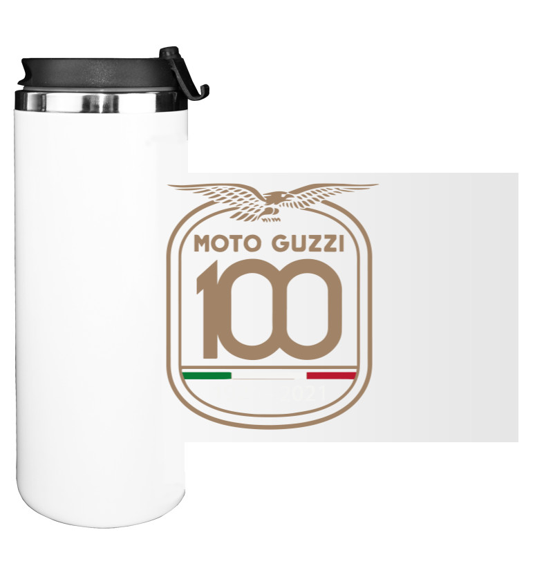 Water Bottle on Tumbler - Anniversary 100th Moto Guzzi - Mfest