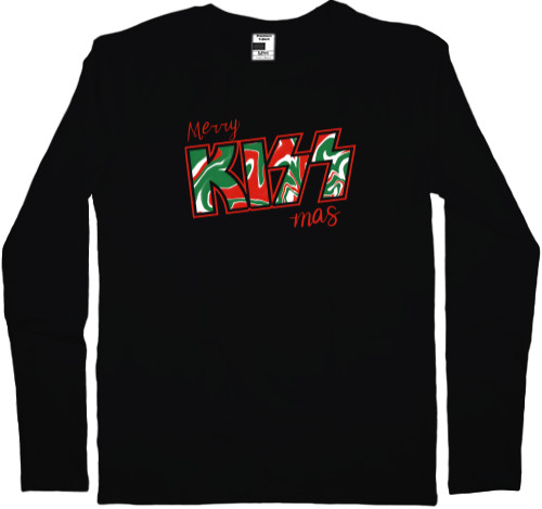 Men's Longsleeve Shirt - Merry KISS mas - Mfest