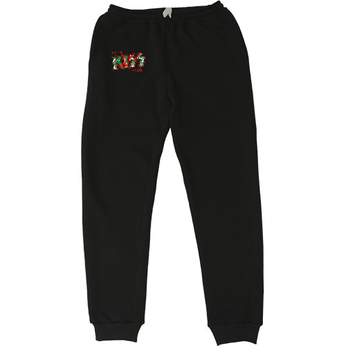 Men's Sweatpants - Merry KISS mas - Mfest