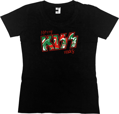 Women's Premium T-Shirt - Merry KISS mas - Mfest