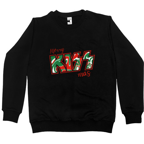 Men’s Premium Sweatshirt - Merry KISS mas - Mfest