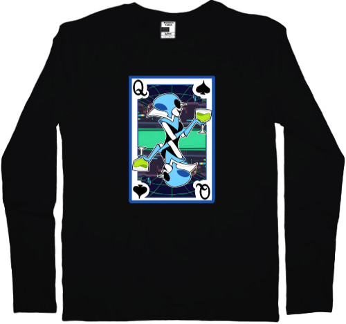 Kids' Longsleeve Shirt - Deltarune Королева - Mfest