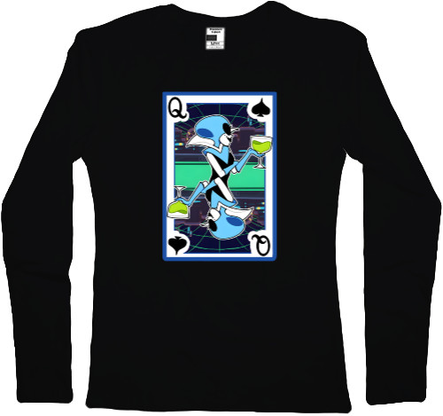 Women's Longsleeve Shirt - Deltarune Королева - Mfest