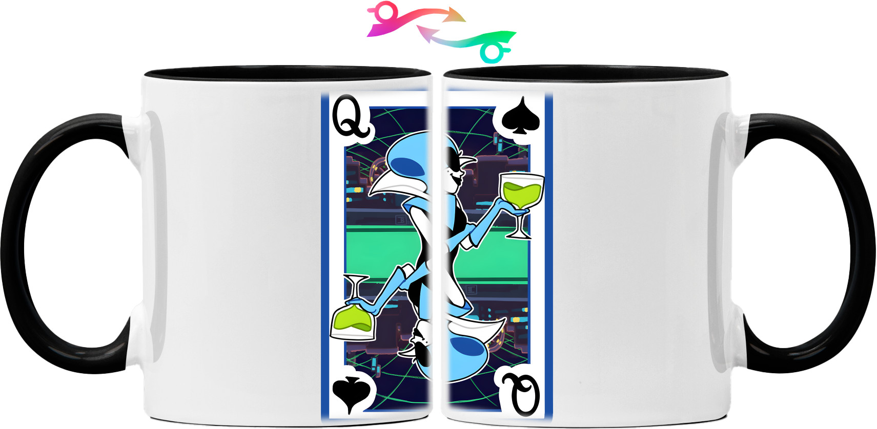 Mug - Deltarune Королева - Mfest