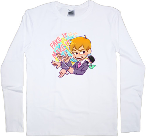 Men's Longsleeve Shirt - Mob psycho 100 Рейген - Mfest