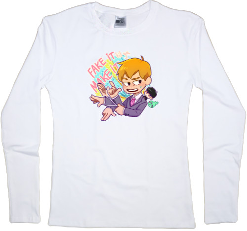 Women's Longsleeve Shirt - Mob psycho 100 Рейген - Mfest