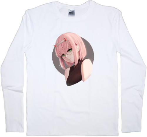 Men's Longsleeve Shirt - Darling Zero Two 5 - Mfest