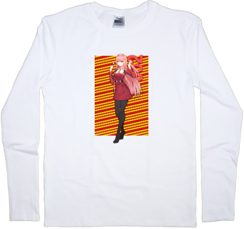 Men's Longsleeve Shirt - Darling Zero Two 4 - Mfest