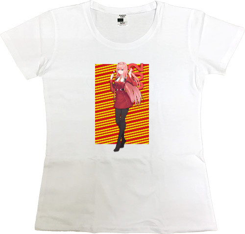 Women's Premium T-Shirt - Darling Zero Two 4 - Mfest