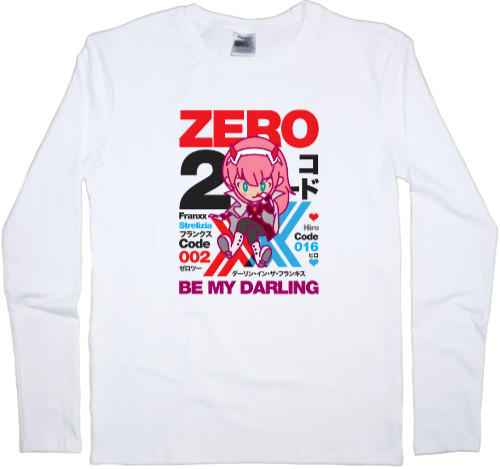 Men's Longsleeve Shirt - Darling Zero Two 3 - Mfest