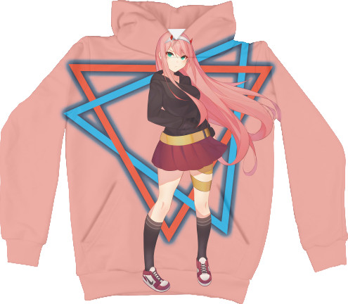 Unisex Hoodie 3D - Darling Zero Two 2 - Mfest