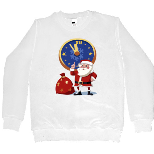 Men’s Premium Sweatshirt - Happy Santa Claus - Mfest