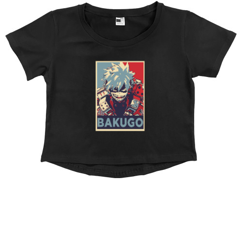 Kids' Premium Cropped T-Shirt - Бакуго - Mfest