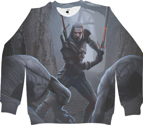 Men's Sweatshirt 3D - Геральт 4 - Mfest