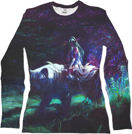 Women's Longsleeve Shirt 3D - Warcraft  5 - Mfest