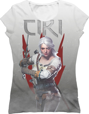 Women's T-Shirt 3D - Цири - Mfest