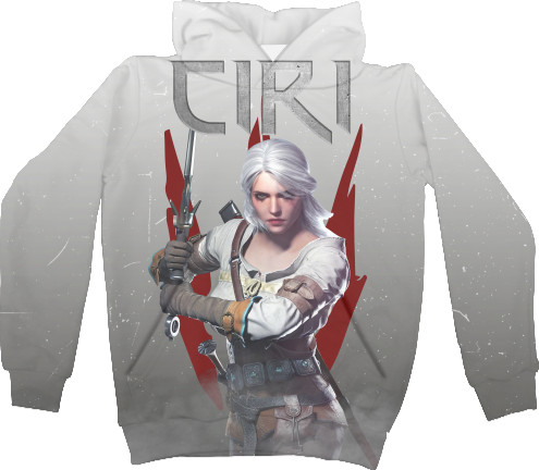 Unisex Hoodie 3D - Цири - Mfest