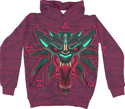 Unisex Hoodie 3D - Cyber WItcher - Mfest