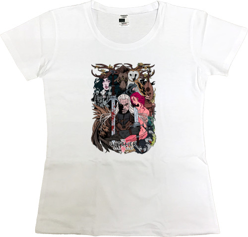 Women's Premium T-Shirt - Ведьмак 2 - Mfest