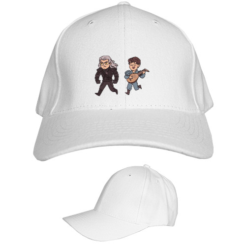 Kids' Baseball Cap 6-panel - Геральт и Лютик - Mfest