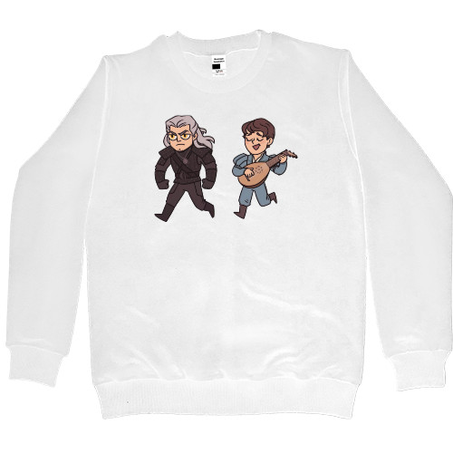 Kids' Premium Sweatshirt - Геральт и Лютик - Mfest