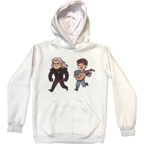 Kids' Premium Hoodie - Геральт и Лютик - Mfest