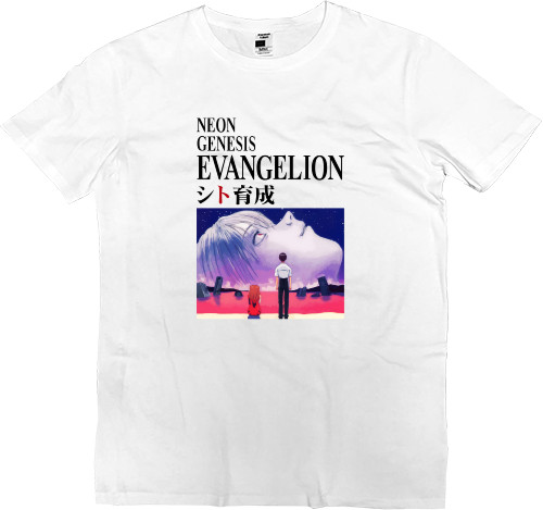 Футболка Преміум Чоловіча - Evangelion Neon Genesis - Mfest