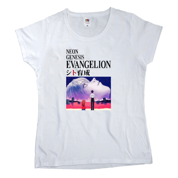 Women's T-shirt Fruit of the loom - Evangelion Neon Genesis - Mfest